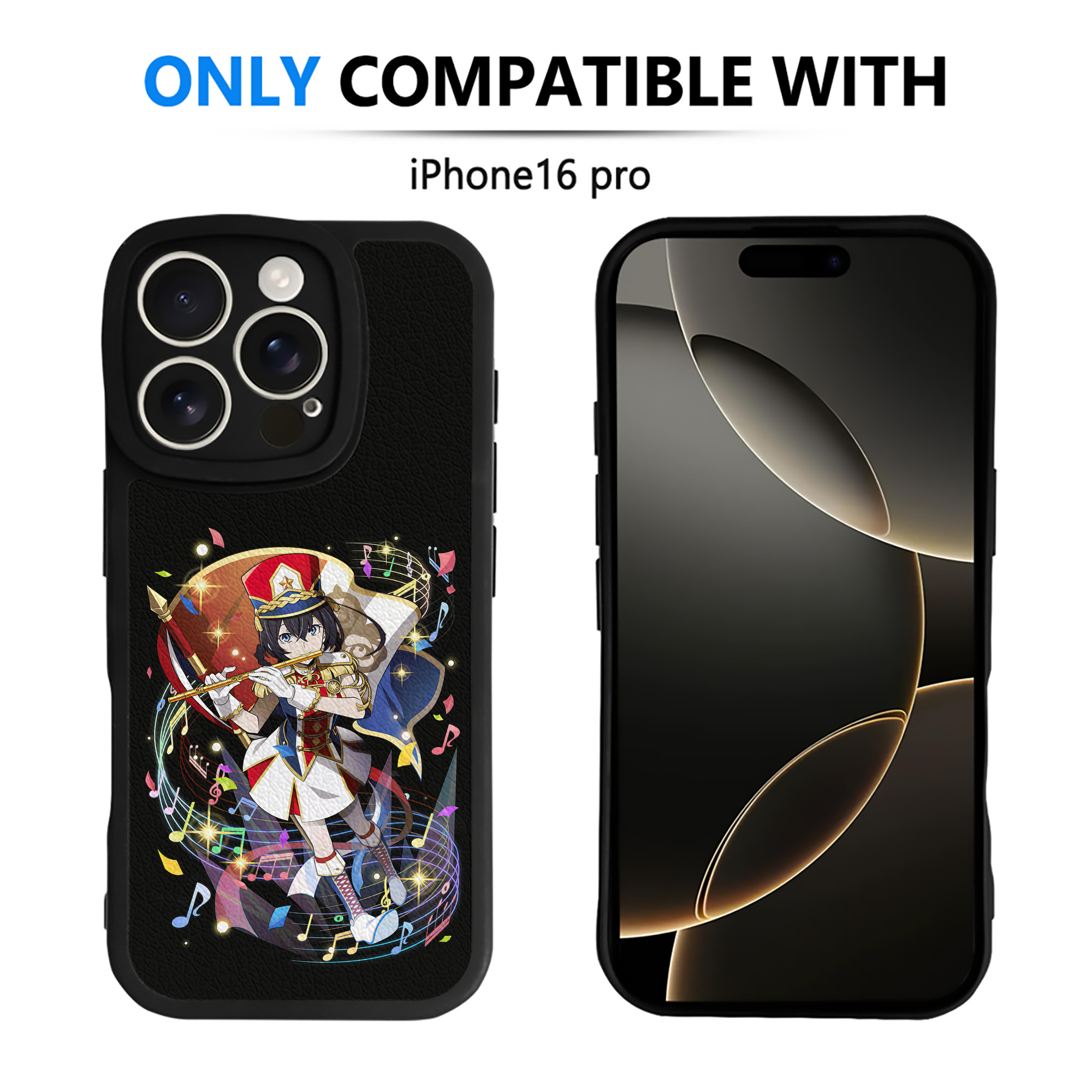 （画像用） 文豪ストレイドッグス Bungo Stray Dogs 【iPhone 16シリーズ対応】シリコンスマホケース（レザー調） 材質：シリコン